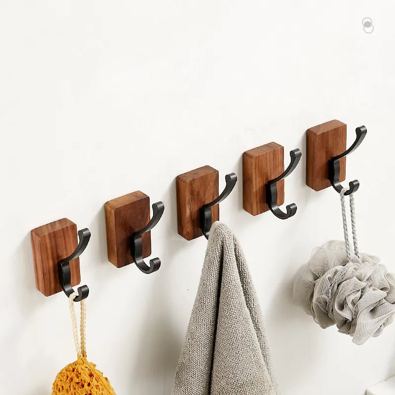 Crochet Mural - WoodHook™ - Double Noir