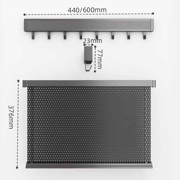 Étagère de Rangement - BathroomStorageShelf™ - Noir