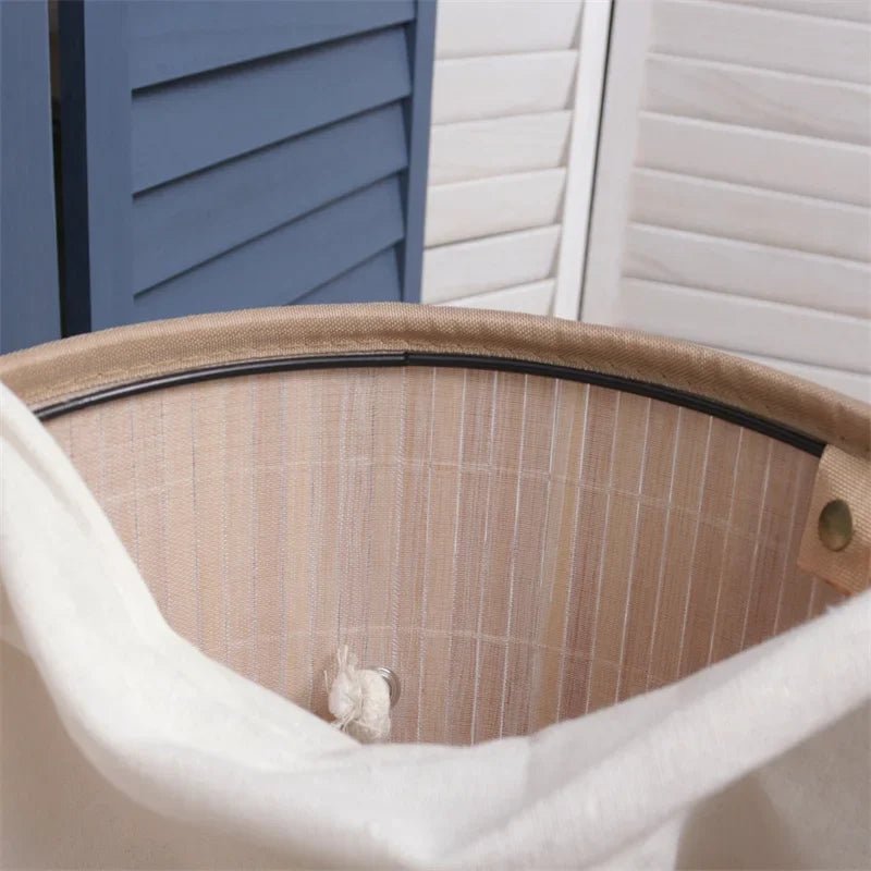 Panier de rangement - BambooLaundryBasket™ - Naturel