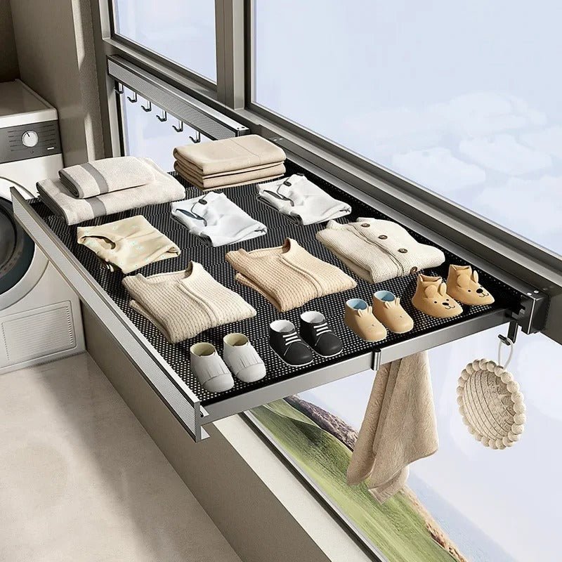 Étagère de Rangement - BathroomStorageShelf™ - Gris