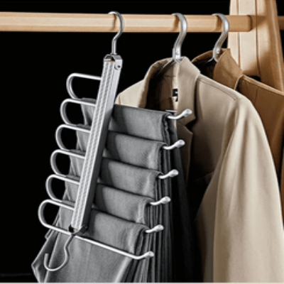 Cintres Pliants - PantsHangers™ - Gris Clair