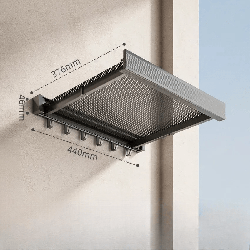 Étagère de Rangement - BathroomStorageShelf™ - Gris