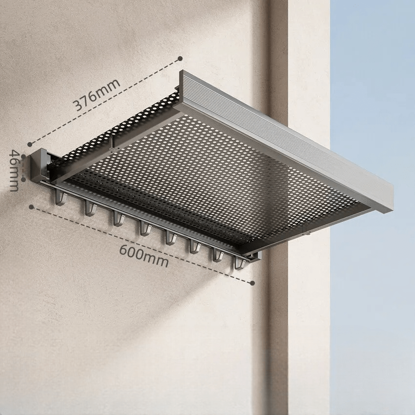 Étagère de Rangement - BathroomStorageShelf™ - Gris