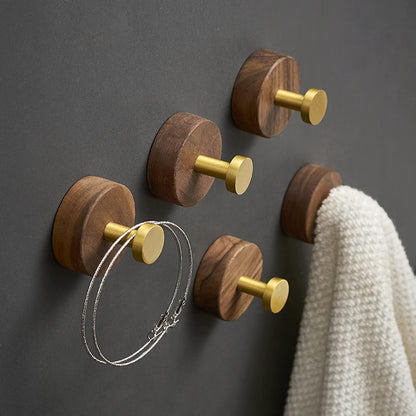 Crochet Mural - WoodHook™ - Rond Doré