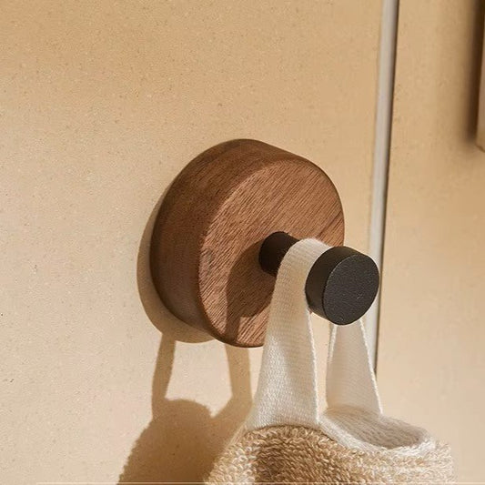 Crochet Mural - WoodHook™ - Rond Noir