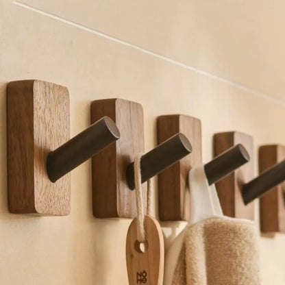 Crochet Mural - WoodHook™ - Rectangle Noir